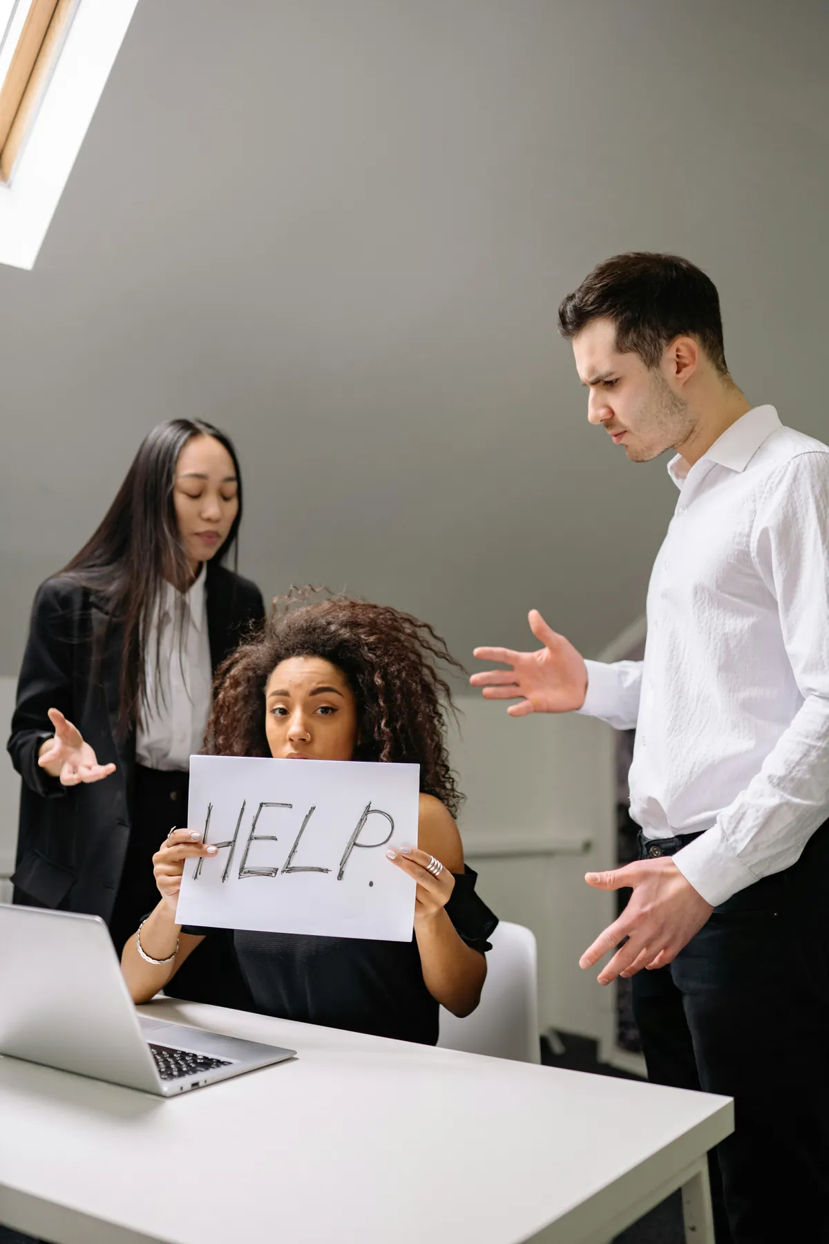 employee asking for help